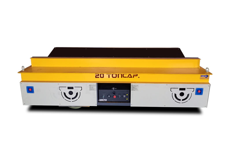 江蘇江陰華士鎮(zhèn)BWP-20噸無(wú)軌電動(dòng)平車交接成功